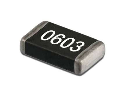 Vishay Draloric D11-100-470RF SMD resistor, 470Ω, ±1%, 0.063W, 0603