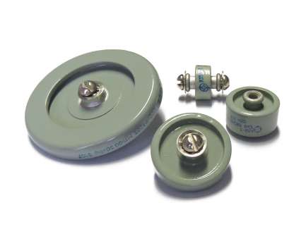 Radio Komponent K15Y-1-39 Ceramic doorknob capacitor, 39 pF, 3.5 kV