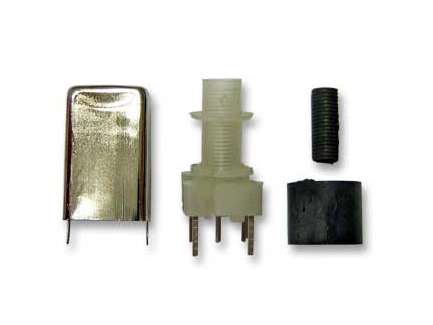   Kit per avvolgimento bobine composto da supporto 5 pin 10mm, schermo 10mm, nucleo in ferrite e coppa in ferrite