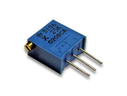 muRata POT3106X-1-253 Multi turn trimmer resistor