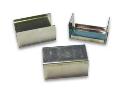   Tin plated sheet metal box, 37 x 20 mm, H 20 mm