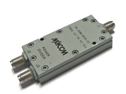 M/A-COM 2089-6202-00 2-way coaxial Wilkinson power divider, 2 - 4 GHz, 2W