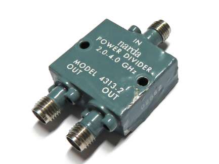 Narda 4313-2 Divisore di potenza coassiale a 2 vie, 2 - 4 GHz, 20W