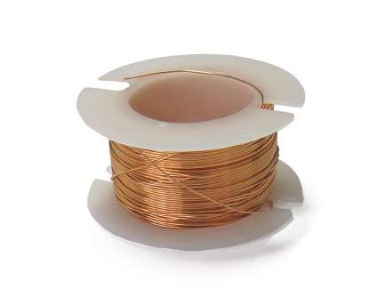   Enameled copper wire spool, 18 m, ∅ 0.4 mm, AWG 26, copper