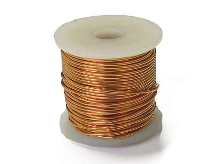   Enameled copper wire spool, 15 m, ∅ 0.5 mm, AWG 24, copper