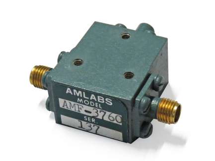 Amlabs AMF-3760 Coaxial isolator 7.8 - 12 GHz, 20 W