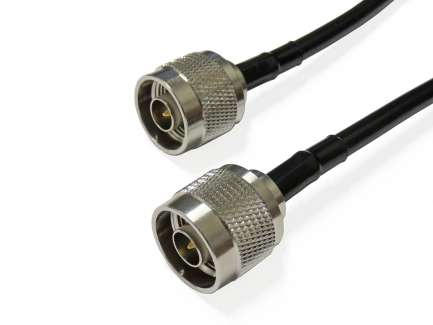 QAXIAL N02N02-12-03000 Cable assembly, 2x N male, RG223, 3 m