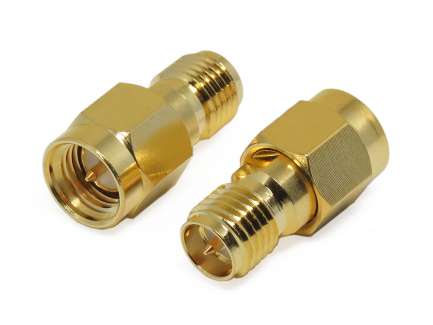 Amphenol RF 132171RP RP-SMA female to SMA male coaxial adapter