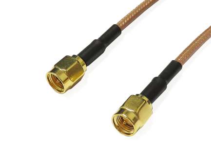 QAXIAL S02S02-03-00300 Cable assembly, 2x SMA male, RG316/D, 30 cm