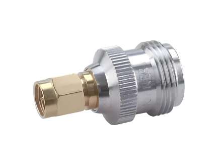 Huber+Suhner 33_SMA-N-50-1/1--_U N female to SMA male coaxial adapter