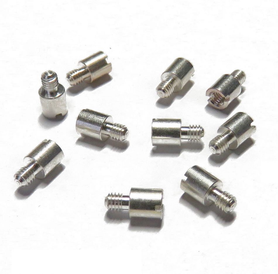 Aexit 50 Pcs Tube Fittings M3X13mm Gold Tone Female Thread Standoff Microbore Tubing Connectors Hexagonal Spacers 