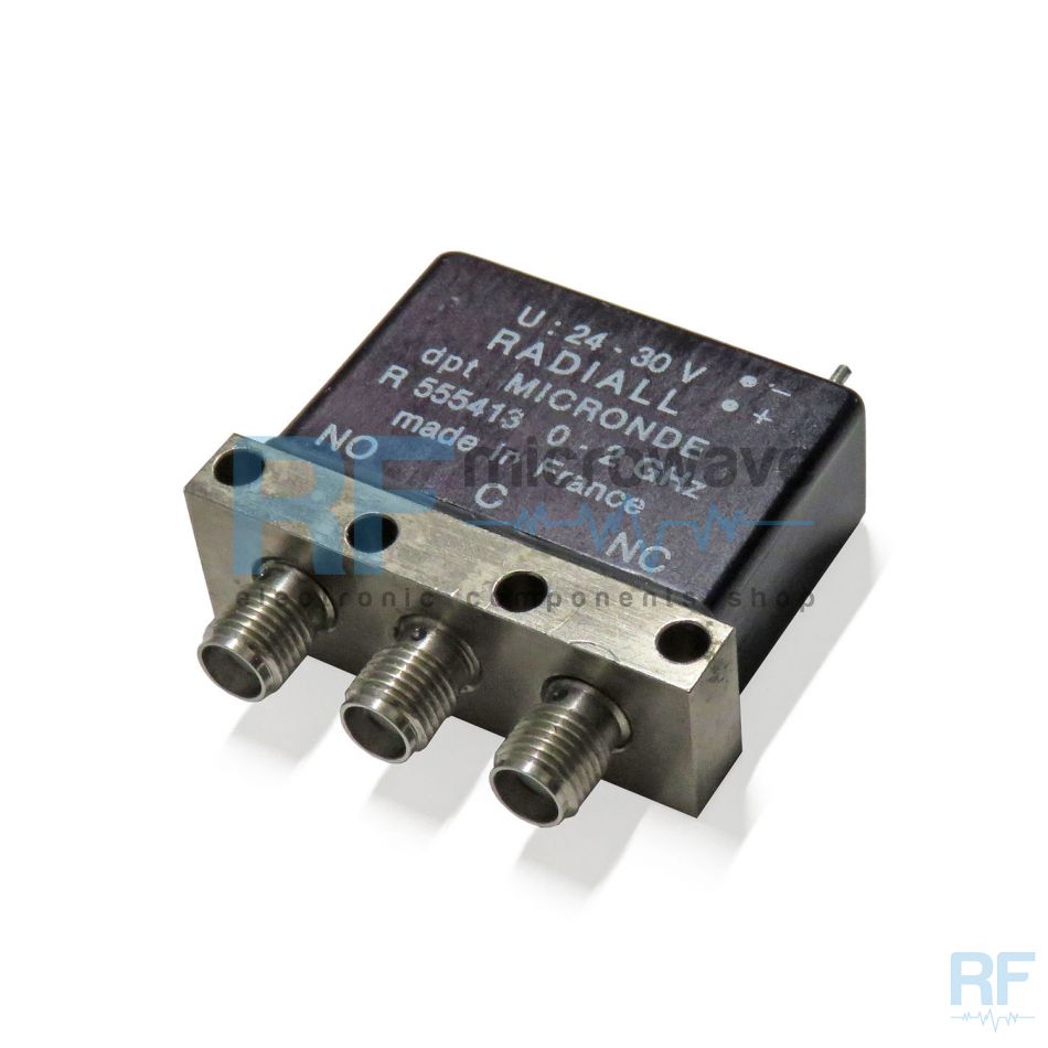 Details about   Radiall R555423129 Coaxial Relay 0-2 GHz 24-30 Vdc 