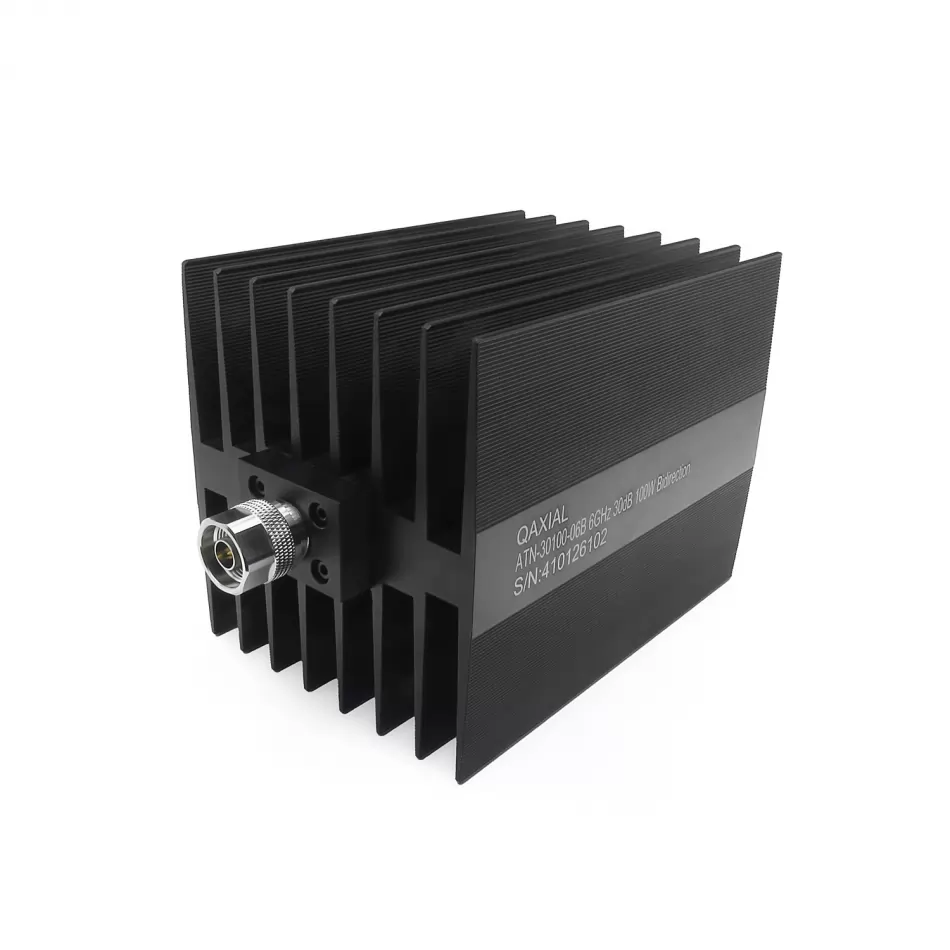 Attenuatore RF 6dB 100W Flangia – Connettore N, DC-3GHz, Resistivo In Nicromo