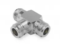 N female / female / female Tee coaxial adapter