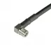 Huber+Suhner 16_QMA-W50-4-5/133_NH Crimp right angle QMA male coaxial connector for LMR-240 / LLF240 / SPUMA_240