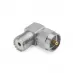 QAXIAL UHF57-01 Right angle UHF male (PL259) to UHF female (SO239) coaxial adapter