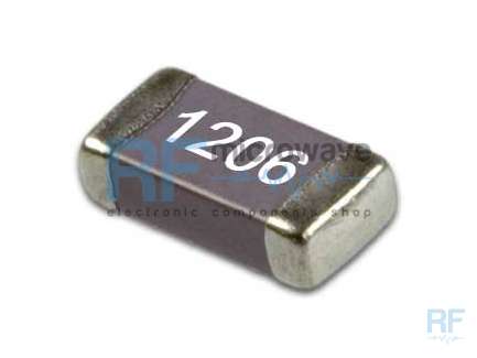 AVX 12061A471JAT SMD MLC capacitor, 470pF, 5%, 100V, 1206