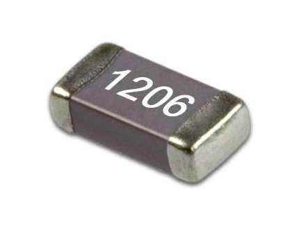 Kemet C1206C224K5RAC SMD MLC capacitor, 220nF, 10%, 50V, 1206