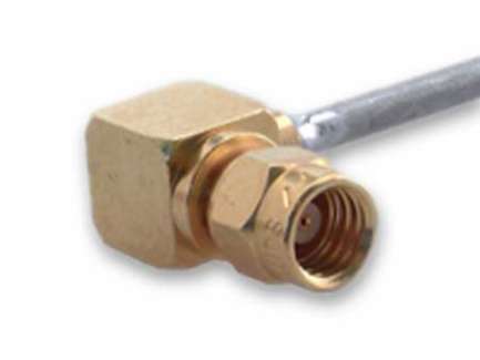 Huber+Suhner 16_SMC-50-2-25/111_NH Solder right angle SMC plug connector for RG405/.086