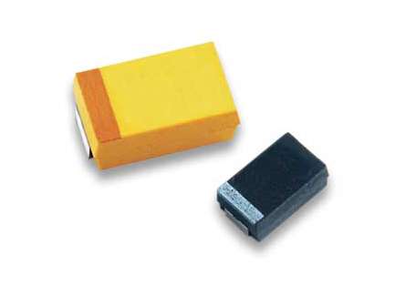 AVX TPSC107M006R0150 SMD tantalum capacitor, 100µF, 6.3V, C (2312)