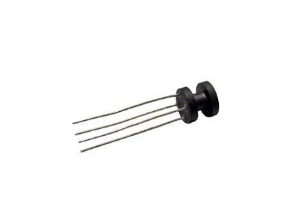   Ferrite support with four pins, µi = 250
