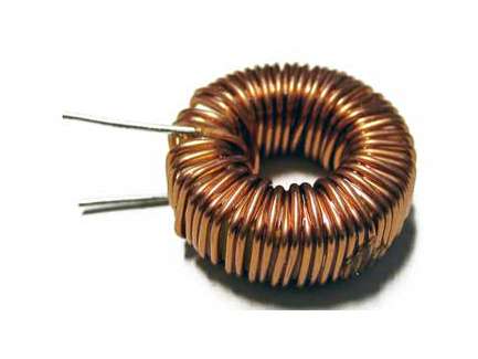   High current toroid wound coil, 47 µH, 6.5 A