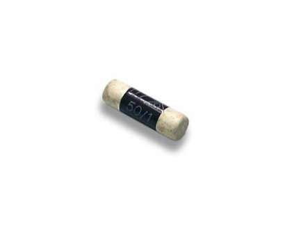   Resistenza tubolare tonda Ø4.3x14.3mm, 50Ω 1%, 5W, dc - 18 GHz, per montaggio in coassiale