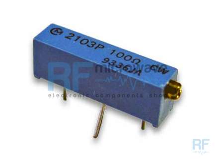 muRata POT2103P-1-104 Multi turn trimmer resistor