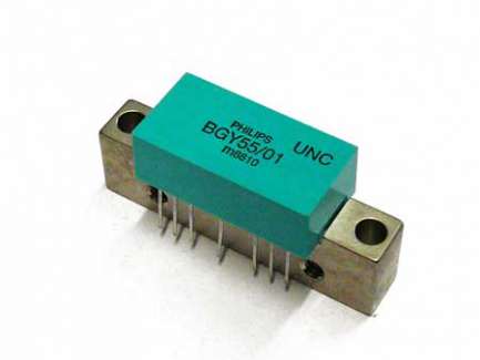 Philips BGY55 Wide band power amplifier module, 40 - 300 MHz