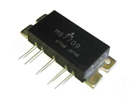 MITSUBISHI M67709 UHF power amplifier module