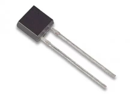 Alpha SMV709 Varicap diode, 28V, 90pF max, TO-92