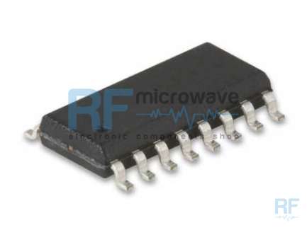 Motorola MC74HC4046ADR2 CMOS PLL and VCO integrated circuit, SMD SOIC-16 package