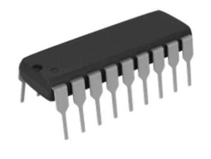 Plessey Semiconductors SL6601C FM IF, PLL detector and RF mixer integrated circuit, supply voltage 7V, 18-lead DIL ceramic package