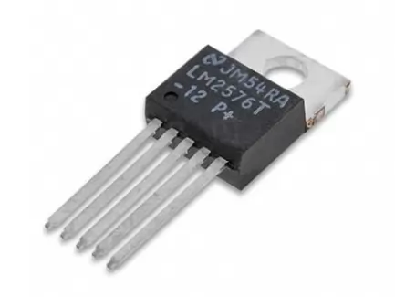 National Semiconductor LM2576T-ADJ Adjustable positive voltage regulator, +1.23 to +37V, TO-220-5pin