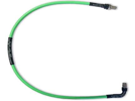 Radiall  Cavo assemblato, SMA maschio 90 gradi/femmina, SHF5, 51 cm