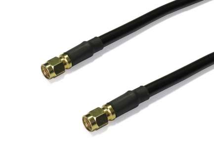 QAXIAL S02S02-04-05000 Cable assembly, 2x SMA male, LLF240, 5 m