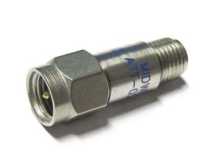 Midwest Microwave ATT-0275-23-SMA-02 Attenuatore coassiale SMA, 23 dB, 2 W, 18 GHz