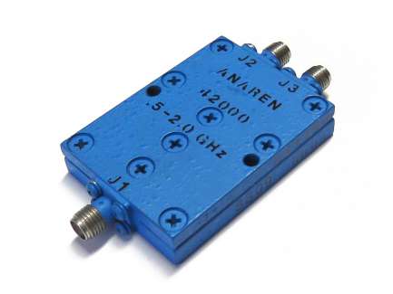 Anaren 42000 2-way coaxial power divider, 0.5 - 2 GHz, 10W