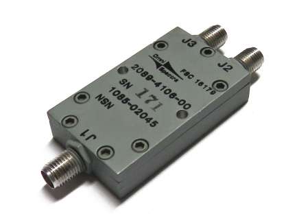 M/A-COM 2089-4106-00 2-way coaxial power divider, 1 - 6 GHz, 2W