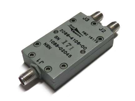 M/A-COM 2089-4106-00 Divisore coassiale di potenza a 2 vie, 1 - 6 GHz, 2W