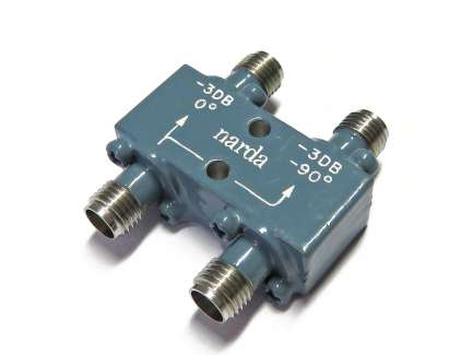 Narda 4063 2-way coaxial hybrid power divider, 2.6 - 5.2 GHz, 50W