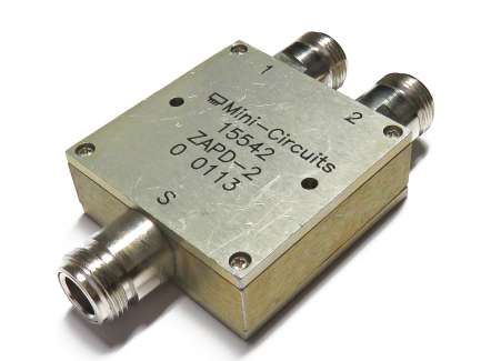 Mini-Circuits ZAPD-2-N Divisore/sommatore di potenza coassiale a 2 vie, 1 - 2 GHz, 10W