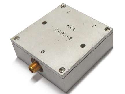 Mini-Circuits ZAPD-2-S 2-way coaxial power splitter/combiner, 1000 - 2000 MHz, 10W