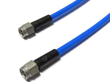 Huber+Suhner MF141/11SMA/11SMA/500 Cable assembly, 2x SMA male, MF141, 50 cm