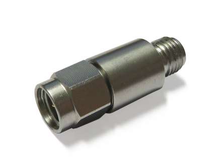 QAXIAL SMA-8G-03DB SMA coaxial attenuator, 3 dB, 2 W, 8 GHz