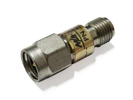 M/A-COM 2082-6040-00 SMA coaxial attenuator, 0 dB, 2 W, 18 GHz