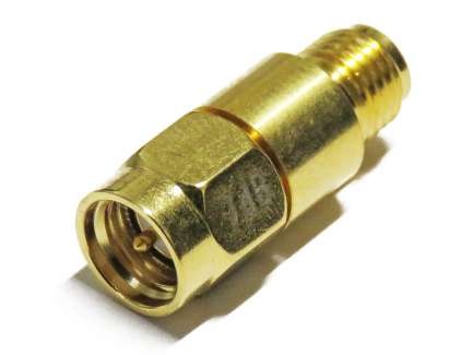 QAXIAL SMA-3G-07DB SMA coaxial attenuator, 7 dB, 1 W, 3 GHz