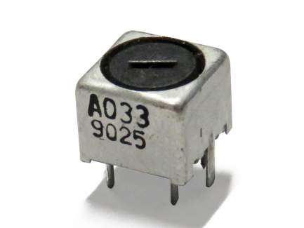TOKO S7AG-A033HM Tunable RF coil, 67 - 93µH, 7.5mm