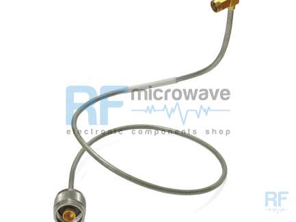 Huber+Suhner C39195-Z80-C64-01 Cable assembly, N male/SMA right angle male, EZ141-AL-TP, 63 cm