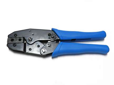 Hanlong Tools HT-336A Pinza crimpatrice a cricchetto per cavi coassiali